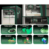 Mars Hydro 6" Inline Duct Fan with Temperature and Humidity Controller