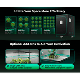 Mars Hydro 4' x 4' x 6' 8" (120cm x 120cm x 200cm) Indoor Grow Tent