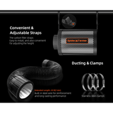 Spider Farmer Ventilation Kit 4" Inline Duct Fan with Temperature Humidity Controller