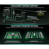 Mars Hydro ADLite UV 15W + IR 8W Supplemental LED Grow Light Bars Combo - Set of 2