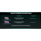 Mars Hydro ADlite Blue 55 27W Supplemental LED Grow Light Bars - Set of 2