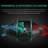 Mars Hydro 4" Inline Duct Fan with Speed Controller