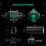 Mars Hydro FC 3000-EVO LED Grow Light + 3' x 3' Grow Tent + Inline Fan Combo with Speed Controller