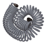 50' Gray Coil Hose w/8-Pattern Plastic Nozzle 27560