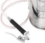 2 Gallon Garden Sprayer, 304 Stainless Steel Chemical Sprayer, Hand Pump Sprayer, with Pressure Gauge, Adjustable Nozzle, 20" Sprayer Wand, 3.3ft Hose & Safety Valve