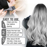 Gray Hair Balm Natural Hair Color Long Lasting, No Damage To Hair Easy To Color Easy To Clean Damp Hair Conditioner