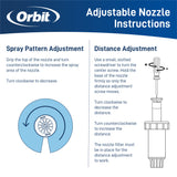 4-inch Professional Pressure-Regulating Pop-Up Spray Head Sprinkler with 4-foot Adjustable Nozzle | 80300