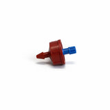 GROW1 Pressure Compensating Junior Dripper w/ LCNL 0.5GPH Blue/Red (250pcs/Pack)