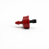 GROW1 Pressure Compensating Junior Dripper w/ LCNL 1.0GPH Black/Red (250pcs/Pack)