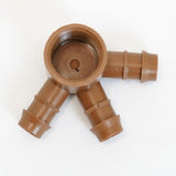 GROW1 3/4" Female 3 Way Splitter 17mm (25pcs/Pack)