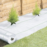GROW1 Landscape Ground Cover Weed Mat Barrier White 6ft x 300ft