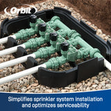 4-Valve Preassembled Manifold with PVC adapters 57257