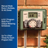 Easy-Set Logic® Outdoor Irrigation Sprinkler Controllers 57894, 57896, 57900, 57892