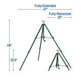1/2 Inch Brass Impact Sprinkler on Tripod Base 58308