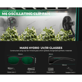 Mars Hydro FC-E3000 LED Grow Light + 3' x 3' Grow Tent + Inline Fan Combo with Speed Controller
