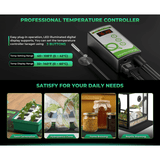 Mars Hydro 48" x 20.75" Seedling Heat Mat and Digital Thermostat Combo