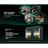 Mars Hydro 5' x 10' x 6' 8" (150cm x 300cm x 200cm) Indoor Grow Tent