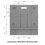 RuiXu Wall Mounted Bracket For Lithi2-16 | RX-WMB