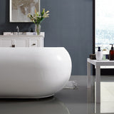 Swiss Madison Plaisir 63" Freestanding Bathtub