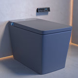 Swiss Madison Concorde One Piece Smart Toilet 1.28 GPF in Matte Gray with Heated Bidet, Air Drying, Night Light, Foot Sensor