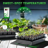 Mars Hydro 10'' x 20.75'' Seedling Heat Mat and Digital Thermostat Combo