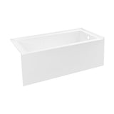 Swiss Madison Voltaire 60" x 30" Right Drain Skirted Soaking Bathtub with Apron ADA Height in Glossy White (10 - Pack)
