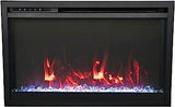 Amantii Traditional Extra slim 30 Inch Modern Smart Electric Fireplace
