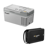 BougeRV CRPRO20 21 Quart 12V Portable Car Fridge Freezer White