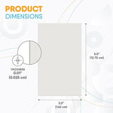 Gardner Replacement Insect White Glue Board 3'' x 5'' (CS-64) - Box of 10 Packs of 10
