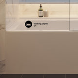 Swiss Madison Voltaire 60 x 30 Skirted Right Drain Soaking Apron Bathtub in Glossy White with Integrated Overflow, Drain Included (12 - Pack)