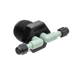 1/2" MPT x 1/4" Barb 2-Port Full Flow Drip Manifold 67035