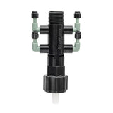 1/2" FPT x MPT x 1/4" Barb 4-Port Drip Manifold 67060