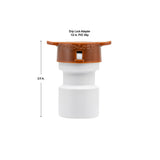 1/2" PVC Slip x Drip-Lock Adapter 67449