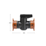 1/2" Drip-Lock Universal Push-Fit Coupling with Shut-Off Valve 67497