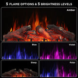 (Open Box) Eternal Flame EF30-PB Electric Fireplace Logs
