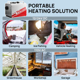 Arcade H8BP Diesel Heater, 8kW Triple Power, All-in-One Compact