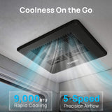 Greenland 9,000 BTU 12V DC Inverter Rooftop RV Air Conditioner (R32)