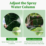 3.5 Gallon Stainless Steel Sprayer, Hand Metal Pump Up Sprayer Reinforced Hose with Pressure Gauge, Safety Valve & Adjustable Nozzle, Garden Weed Sprayers for Lawn, Gardening, Sanitizing