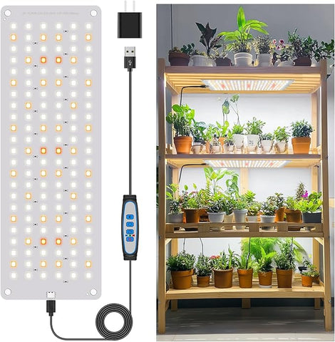 Grow Lights for Indoor Plants, Full Spectrum Under Shelf Plant Lights  Grow  It Depot
