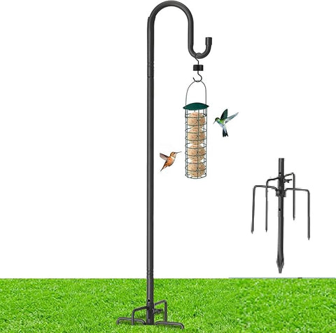 Heavy Duty Shepherd Hooks for Outdoor Decor, 62 Inch Tall Garden Hooks –  Grow It Depot