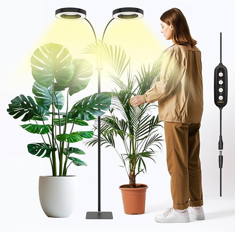 40 watt grow light bulb GLOWRIUM Indoor Grow Light, 40 Watt Full Spectrum LED Plant Growth Lig – Grow It Depot