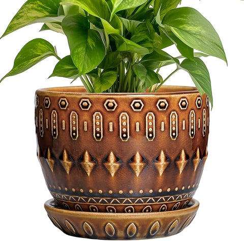 boho plant pots indoor G EPGardening 5.5 Inch Plant Pot