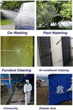 2 Gallon Garden Sprayer, 304 Stainless Steel Chemical Sprayer, Hand Pump Sprayer, with Pressure Gauge, Adjustable Nozzle, 20" Sprayer Wand, 3.3ft Hose & Safety Valve