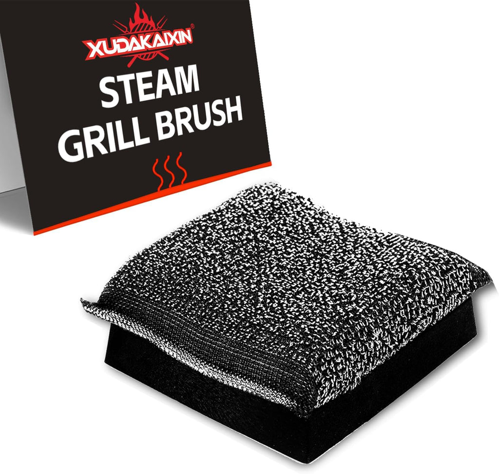 BBQ Replaceable Scraper Cleaning Head, Durable for Cast Iron or Stainl ...