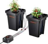 Spider Farmer Deep Water Culture Hydroponics Grow System with Top Drip Kit - 2 Bucket Kit