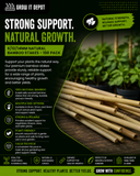 6'  12-14MM Natural Bamboo Stakes (100-pack)
