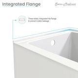 Swiss Madison Voltaire 60 x 30 Skirted Left Drain Soaking Alcove Bathtub in Glossy White (13 - Pack)