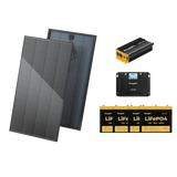 BougeRV 12V 800W High Watt Rigid Solar System Kit