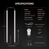 Spider Farmer Glow80 80W Full Spectrum LED Grow Light