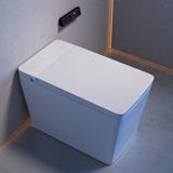 Swiss Madison Concorde Smart One-Piece 1.28 GPF Single Top Flush Toilet in Glossy White